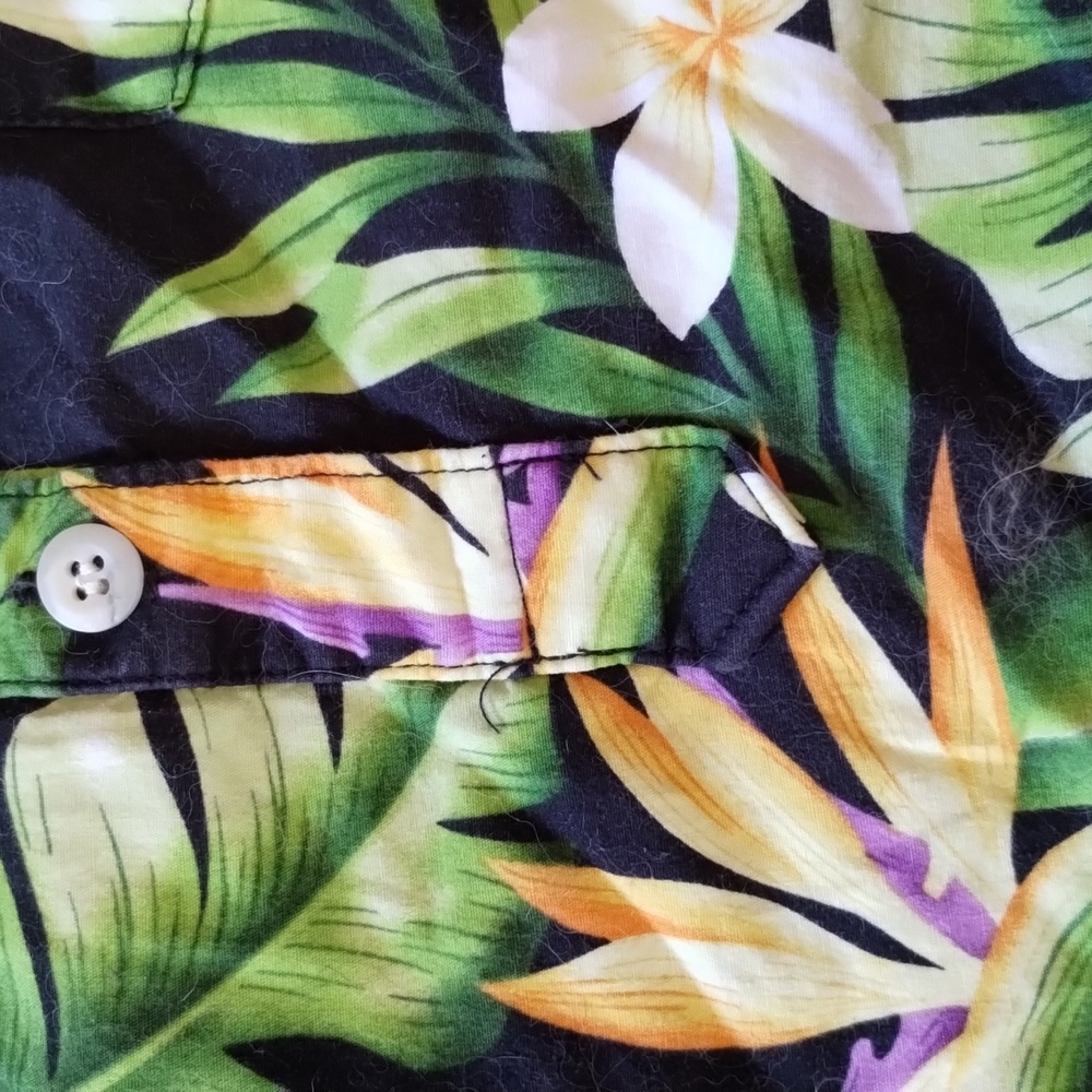 Go Barefoot short sleeve Hawaiian shirt size XL - Picture 4 of 8